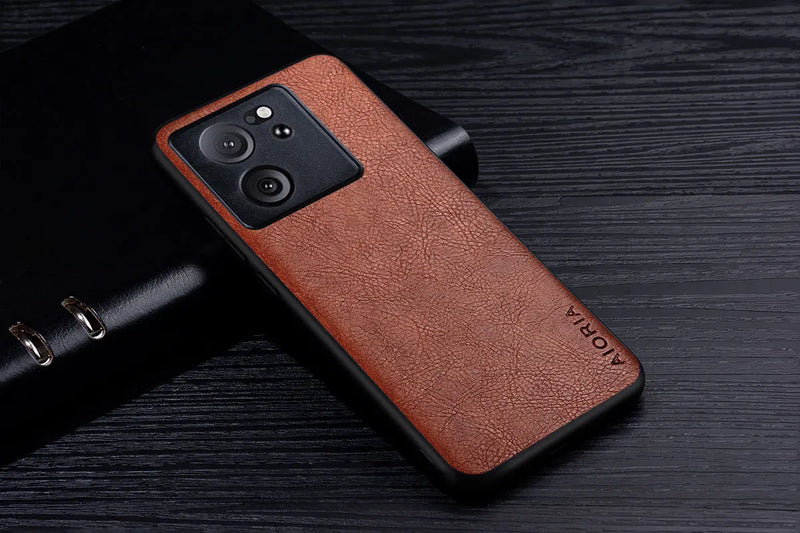 Capa de couro para Xiaomi, capa traseira para Xiaomi 13T Pro, 5G