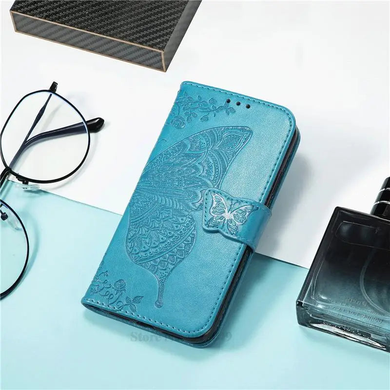 Carteira de couro Flip Case para Samsung, Capa para Galaxy A30, A30S, A30, A305F