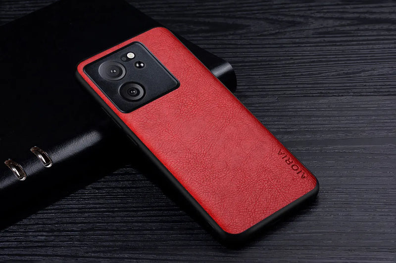 Capa de couro para Xiaomi, capa traseira para Xiaomi 13T Pro, 5G