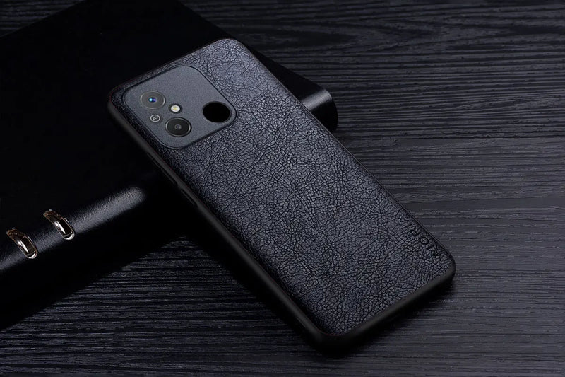 Capa de Couro de Luxo para Xiaomi Redmi 12C