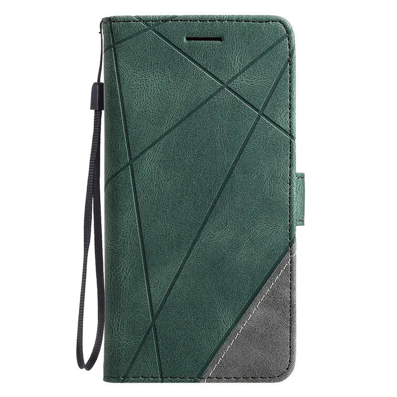 Capa de couro magnético flip, slot para cartão de visita, carteira para iPhone 11, 12, 13, 14, 15 - PRO, PROMAX, PLUS, Mini