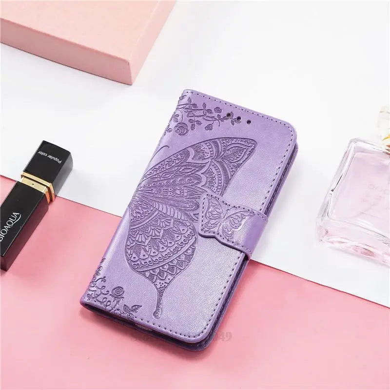 Carteira de couro Flip Case para Samsung, Capa para Galaxy A30, A30S, A30, A305F