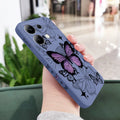 Capa Flying Butterfly Phone para Xiaomi, Capa de Silicone Líquido, Redmi Note 13, 12, 12S, 11, 11S, 10, 10S, 9, 9S Pro Plus, 4G, 5G