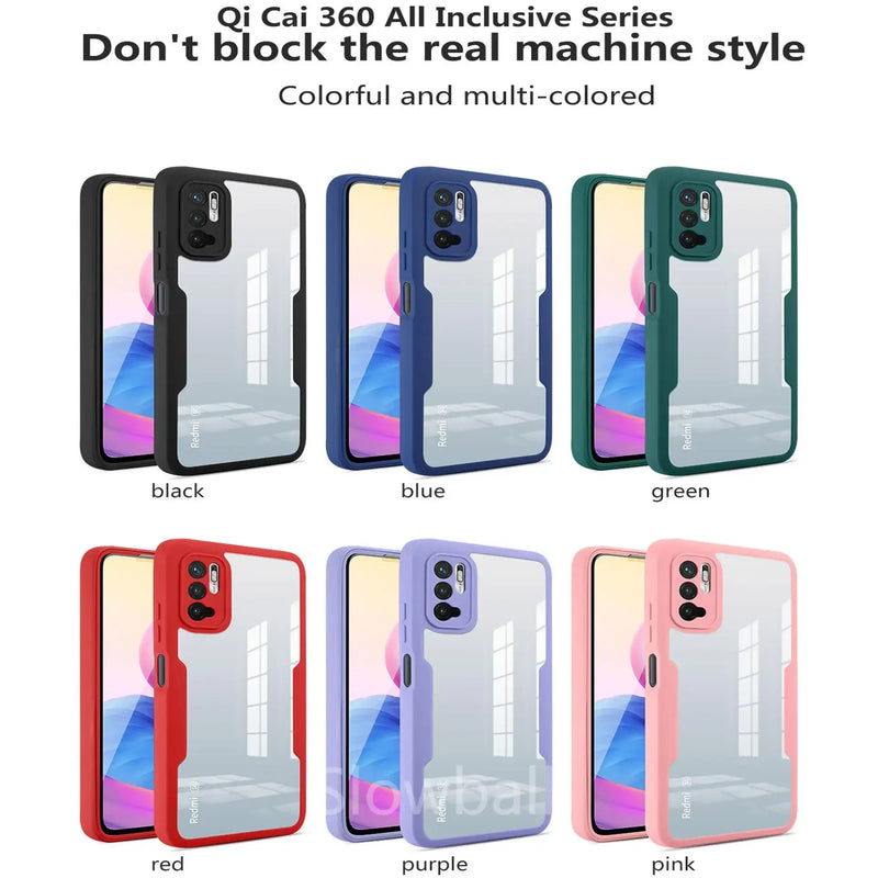 Capa de Silicone para Xiaomi, Redmi 13C, 12C, 12, 10C, 9, 9A, 9T, 9C, Note 12, 11, 10 S, 9 Pro, A1, A2, poco, X5, F5, X4, F3 pro, 360