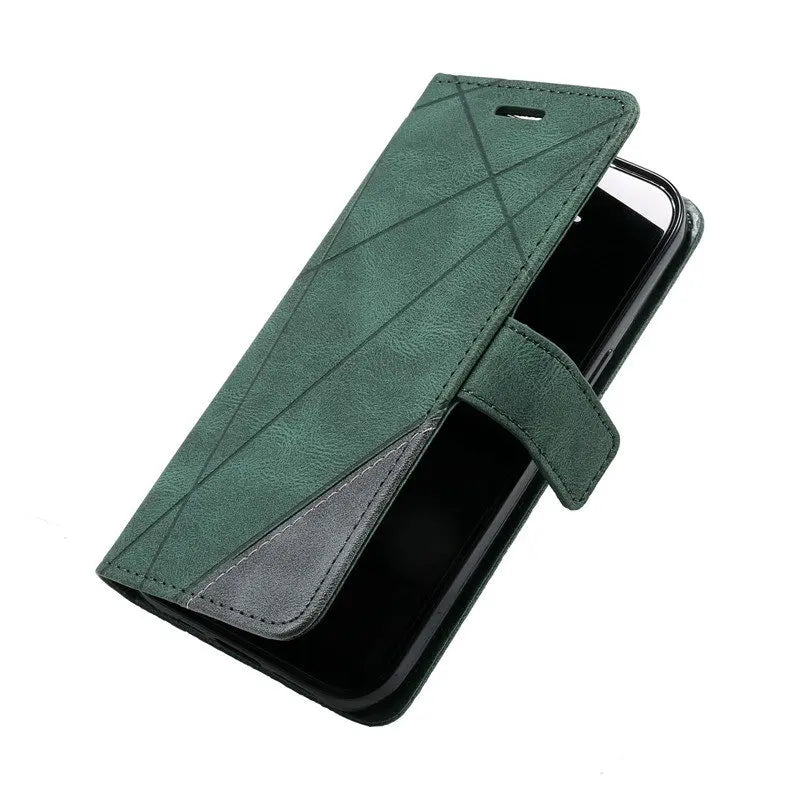 Capa de couro magnético flip, slot para cartão de visita, carteira para iPhone 11, 12, 13, 14, 15 - PRO, PROMAX, PLUS, Mini