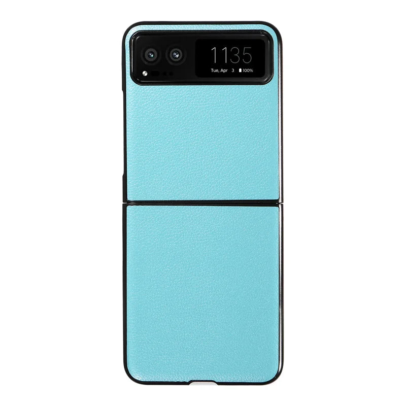 Capa Dobrável de Moda Litchi para Motorola Razr 40