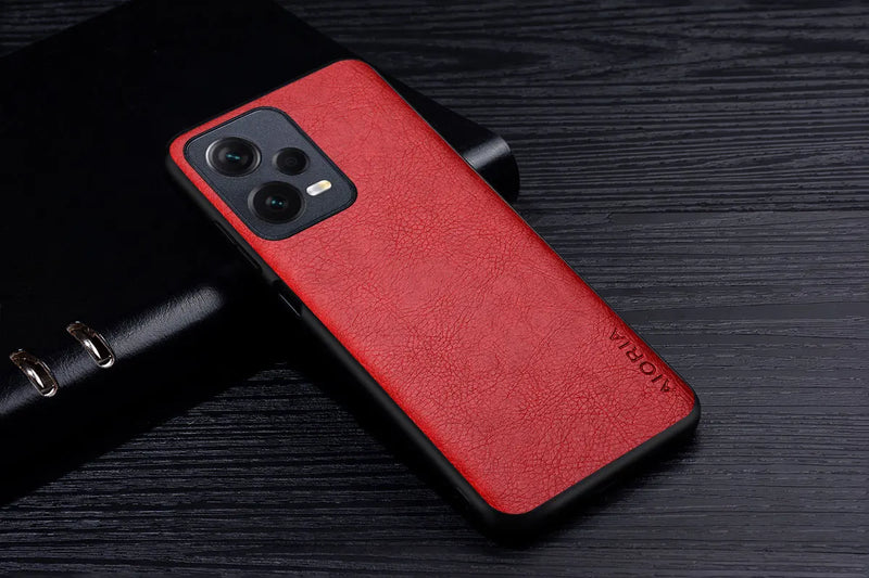 Capinha de couro para Xiaomi Redmi Note 12 Pro 5G, 12S