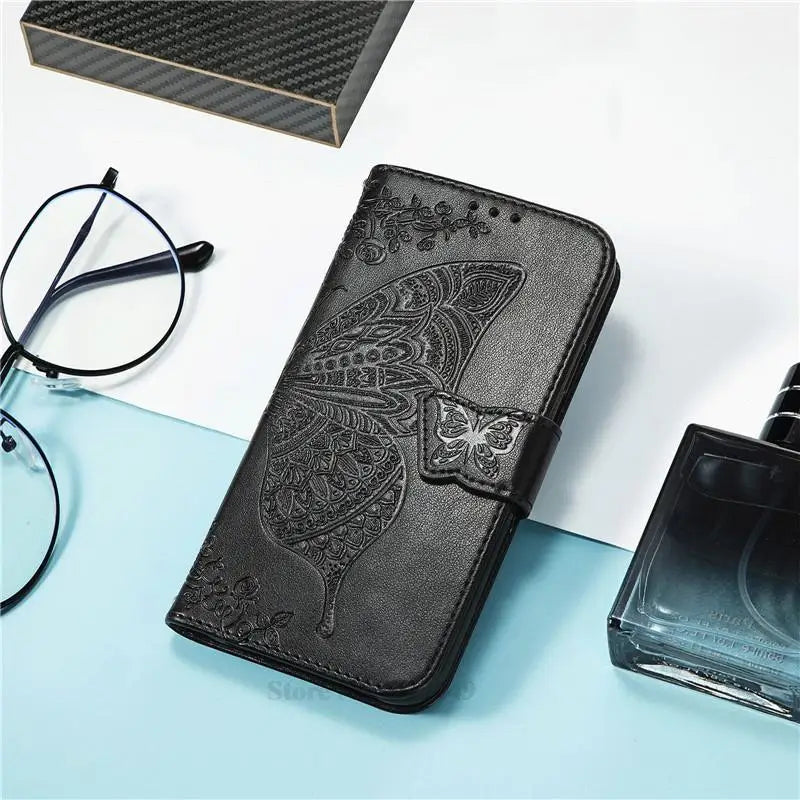 Carteira de couro Flip Case para Samsung, Capa para Galaxy A30, A30S, A30, A305F