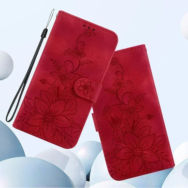 Capa de telefone de couro com cordão de carteira para iPhone, capa para iPhone 12, 13, 14, 15,