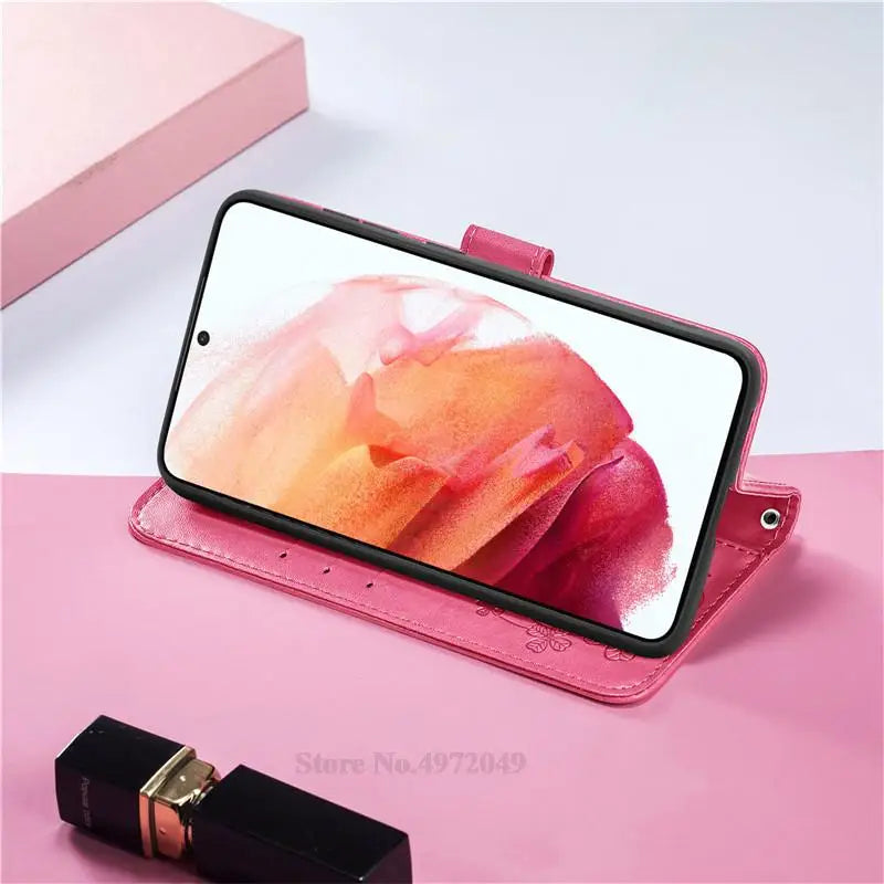 Carteira de couro Flip Case para Samsung, Capa para Galaxy A30, A30S, A30, A305F