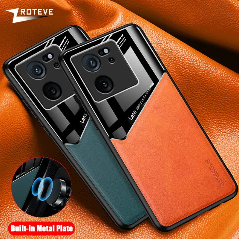 Zroteve-Capa Dura Magnética de Couro PU para Xiaomi Mi13T Pro, Estojo para Carro, Mi13 T Pro, Mi 13 Ultra, Xiaomi Mi13 Lite, Xiao mi 13 Estojos para Telefone