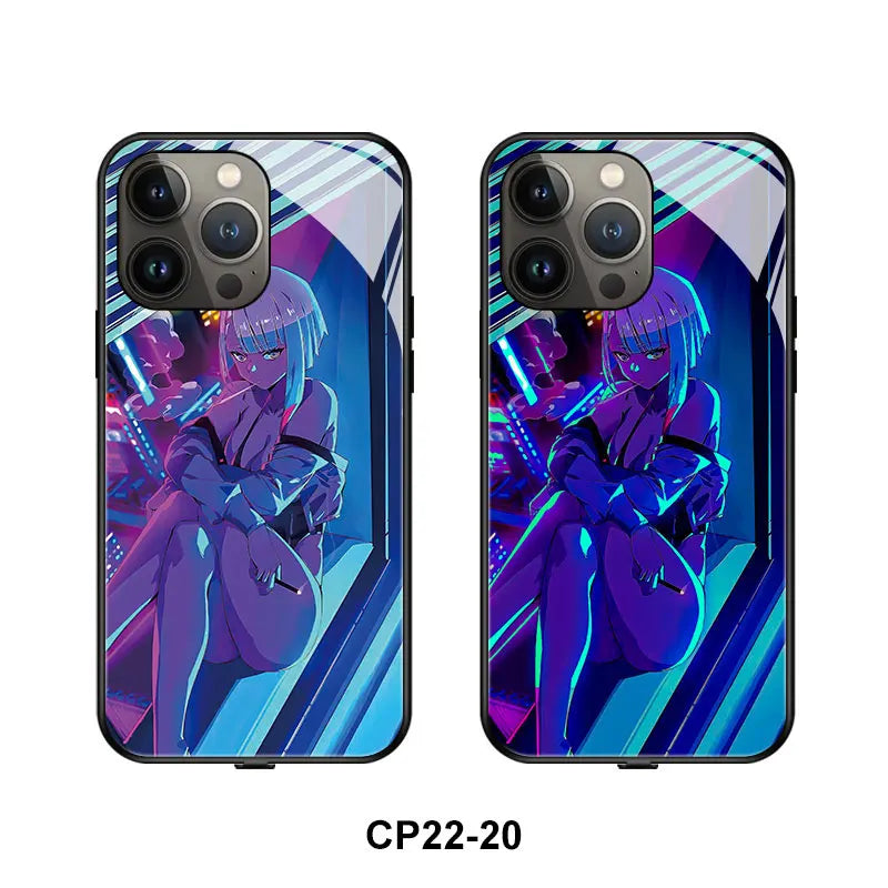 Capa de telefone celular luminoso inteligente estilo cyber-punk, Xiaomi 12T, 11Ultra, 10s, Redmi Note 10, Nota 11Pro, Poco F5, X3, GT