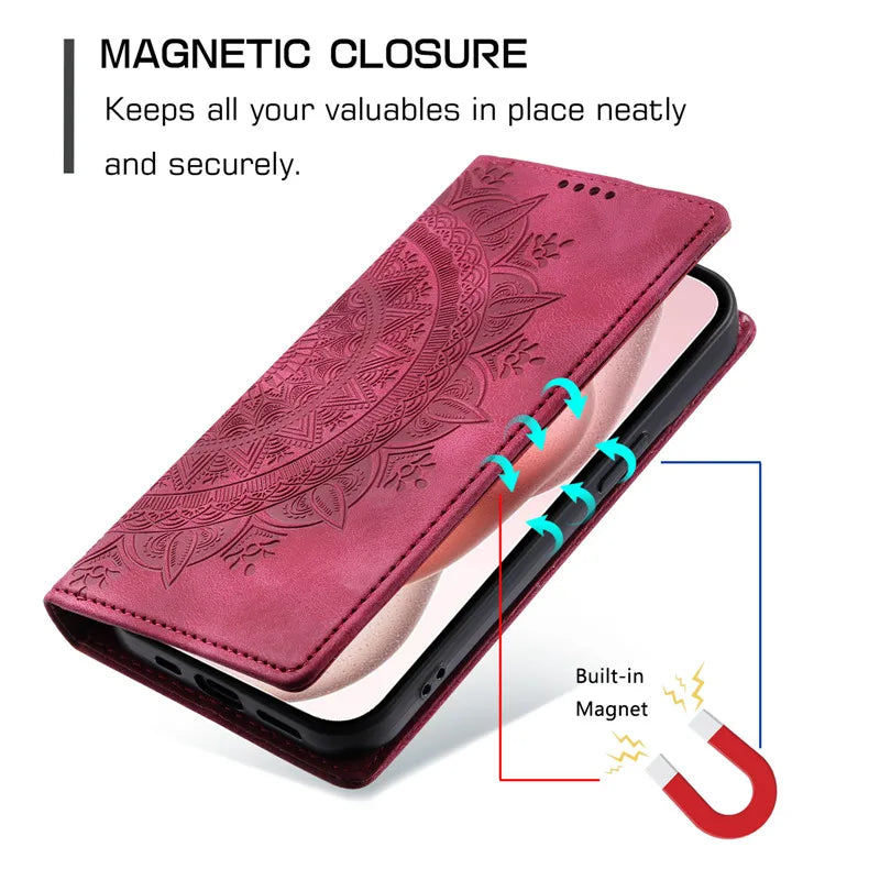 Capa estilo carteira de couro de luxo para samsung galaxy j5, j3 2016, j7 pro 2017, j6 + j4 plus 2018, totens de capa magnética