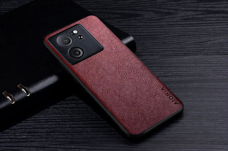 Capa de couro para Xiaomi, capa traseira para Xiaomi 13T Pro, 5G