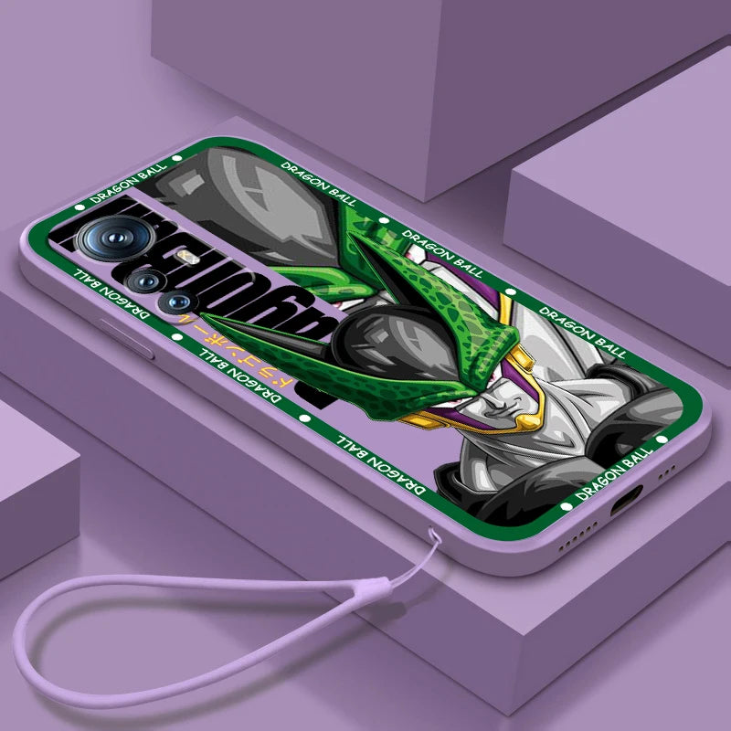 Capa para celular D-Dragon Ball, corda líquida, Xiaomi Mi 13T 13 12T 12 11T 11i 11 A3 10T 10 9 Pro Lite Ultra 5G, luxo